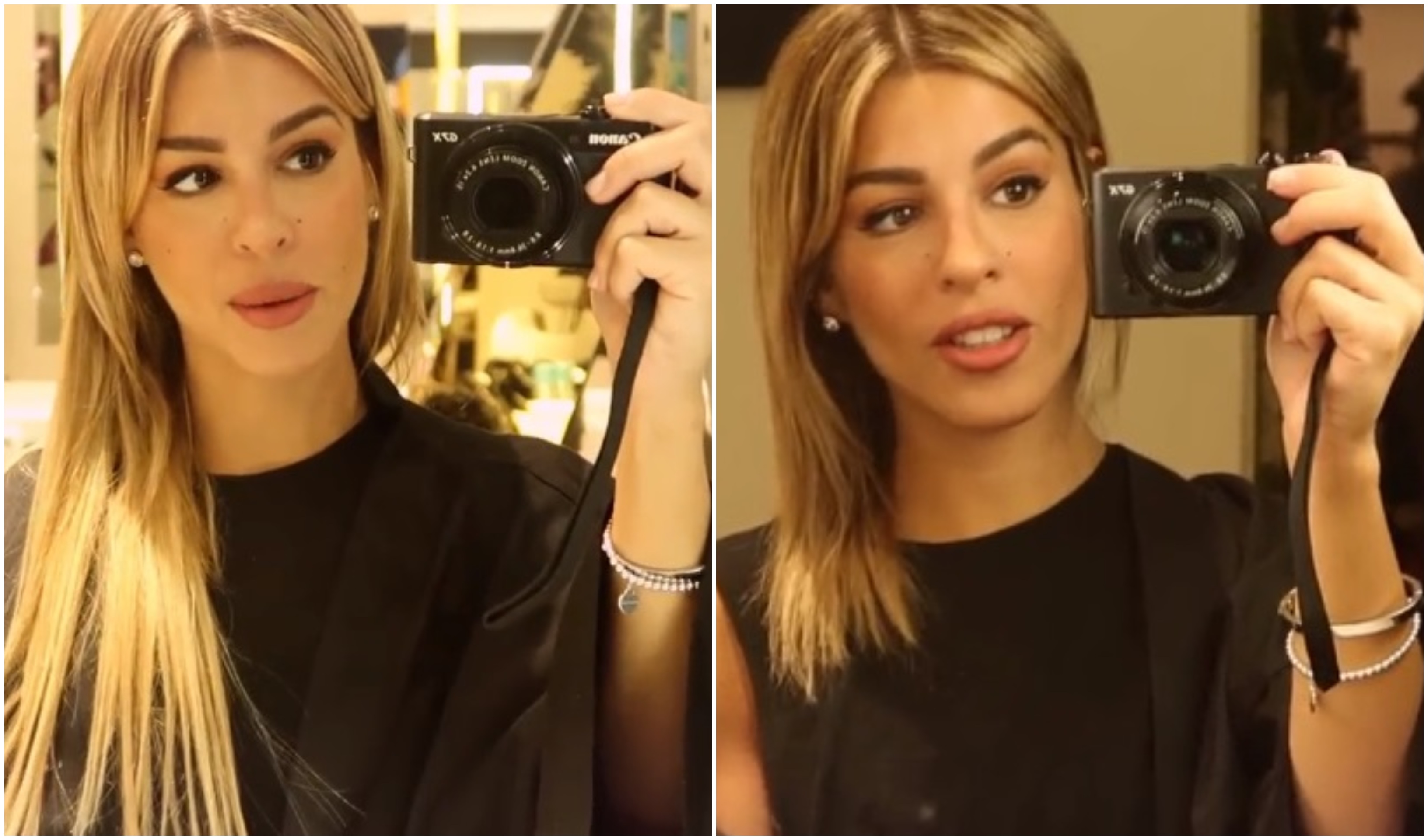 oriana se muestra sin extensiones