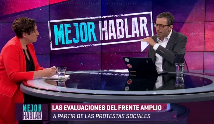 sánchez condenó la violencia en manifestaciones