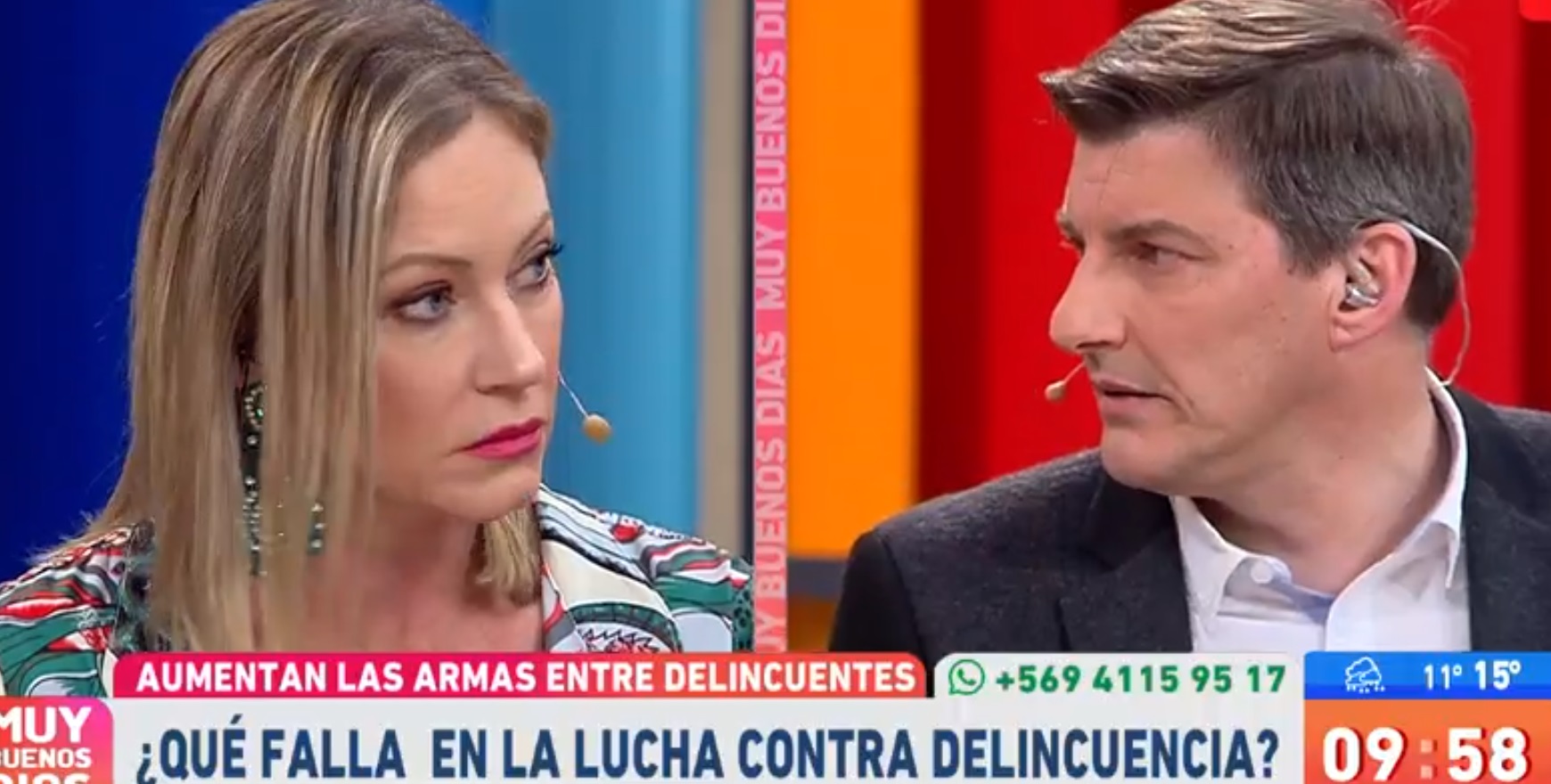 El tenso diálogo entre Marcela Vacarezza y Daniel Stingo en "Muy buenos días"