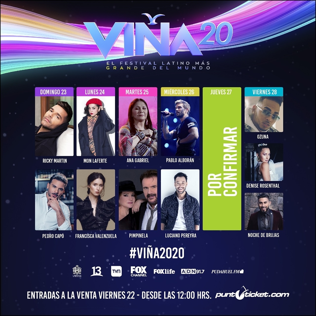 Conoce las fechas de la venta de entradas para el Festival de Viña — FMDOS