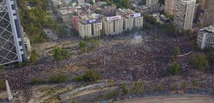 Una nueva jornada de manifestaciones se vivió en Santiago