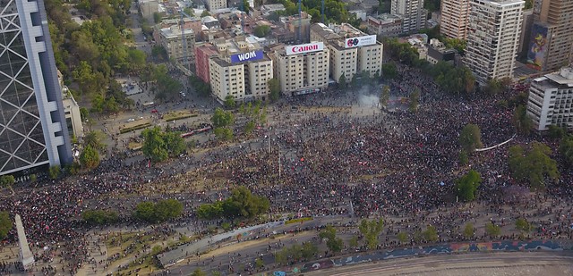 Una nueva jornada de manifestaciones se vivió en Santiago