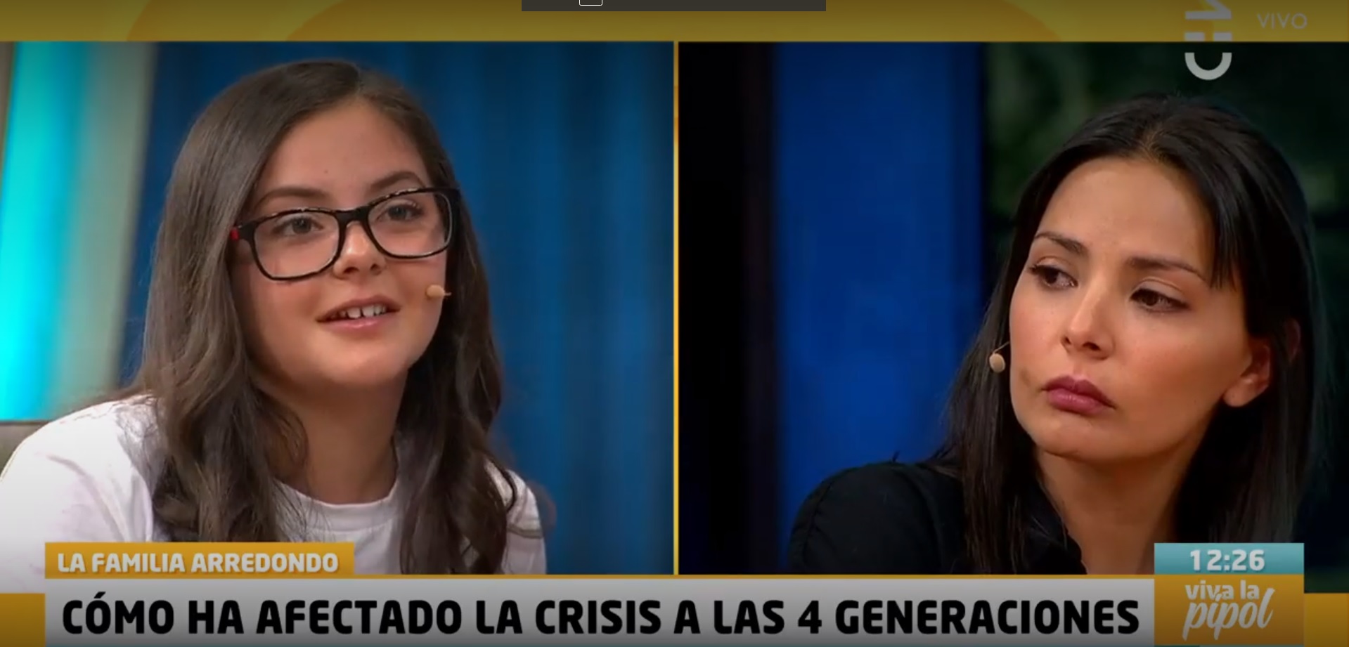 Hija de Carolina Arredondo sorprendió con su participación en "Viva la pipol"