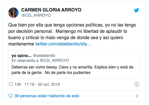 Twitter Carmen Gloria Arroyo