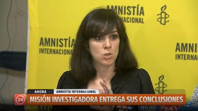 Aministía Internacional emite informe tras visita a Chile: Llaman al cese de la represión de manera urgente