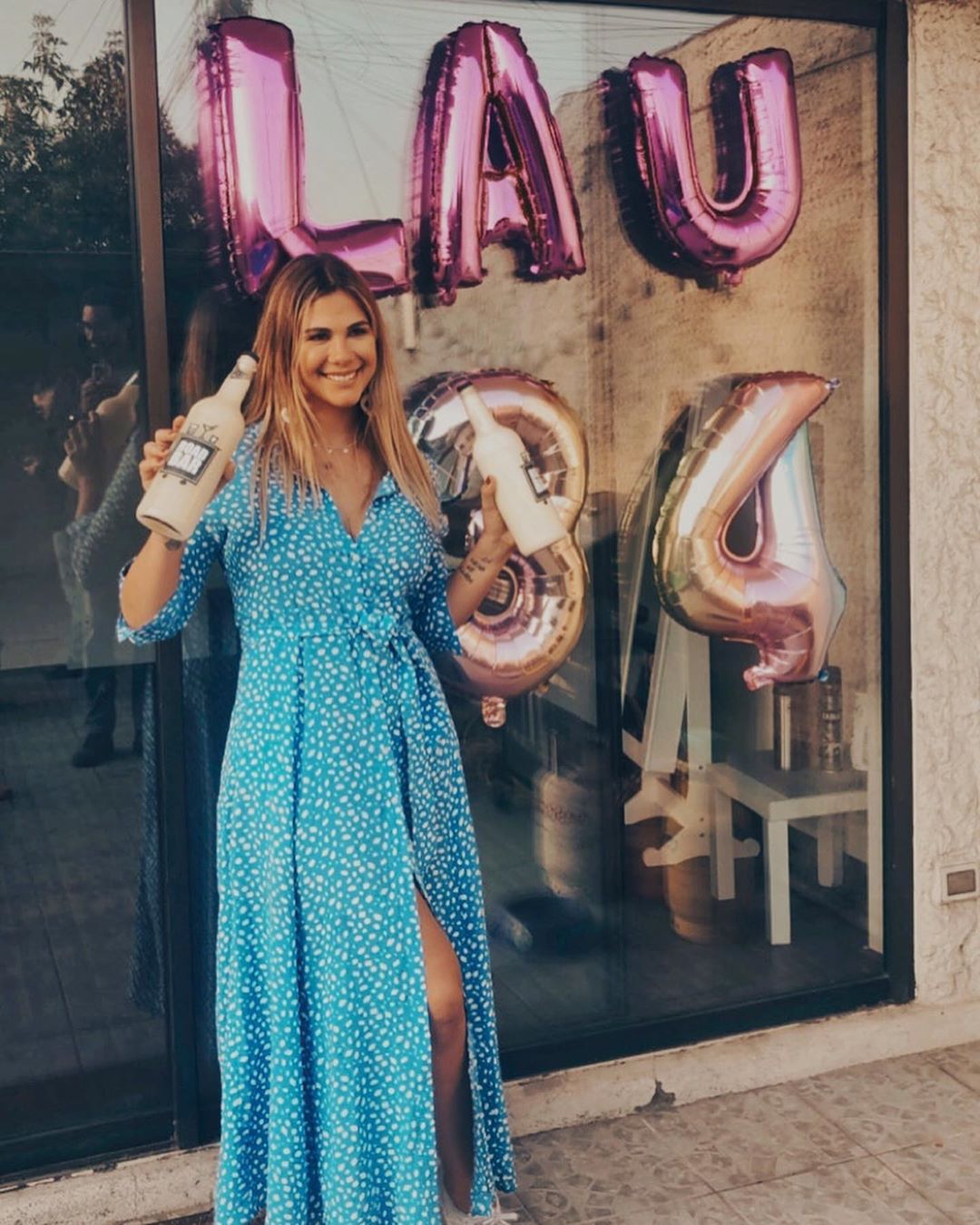 laura prieto celebró sus 34 años