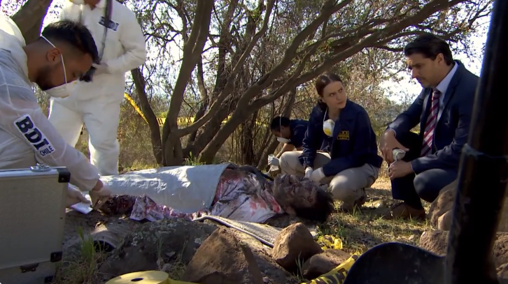 ¡Impactante! Así se hizo el maquillaje del cadáver de Gustavo en "Juegos de poder"