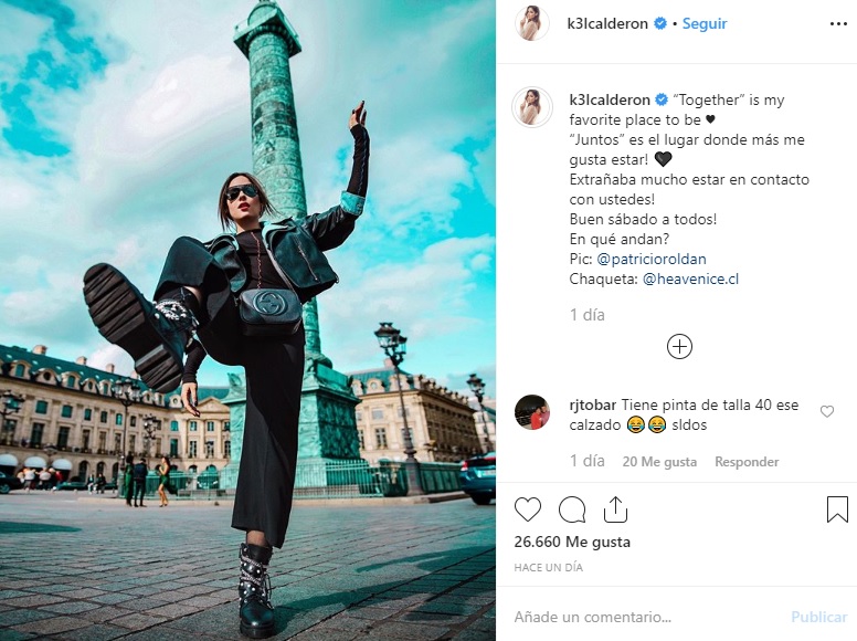 Kel le respondió a usuaria que la increpó