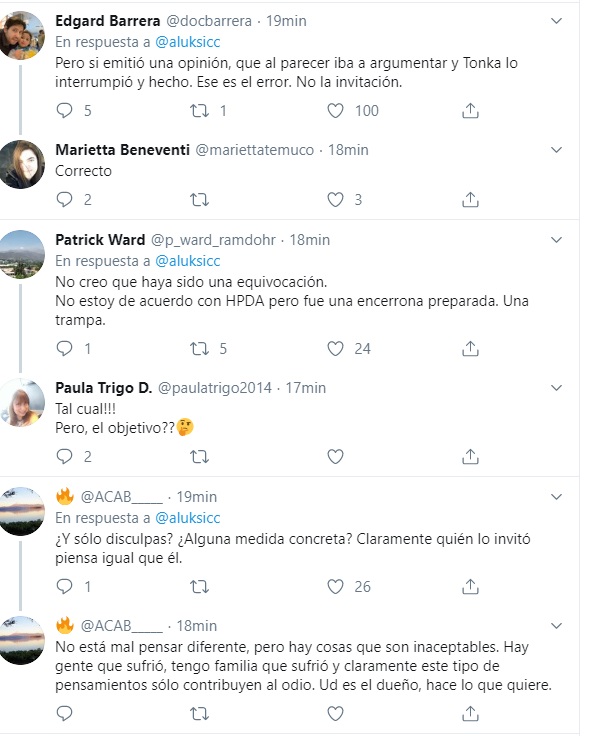 Luksic ofreció disculpas