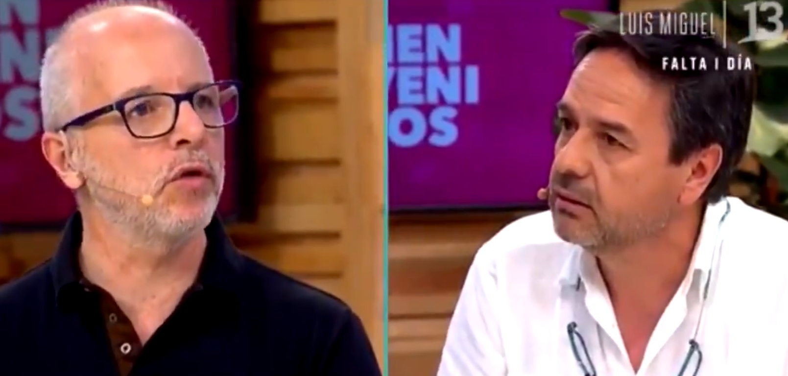 Claudio Arredondo irrumpió en entrevista a Alberto Plaza en "Bienvenidos"