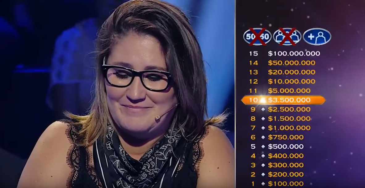 Belén Mora sorprendió con sus conocimientos en "¿Quién quiere ser millonario?"
