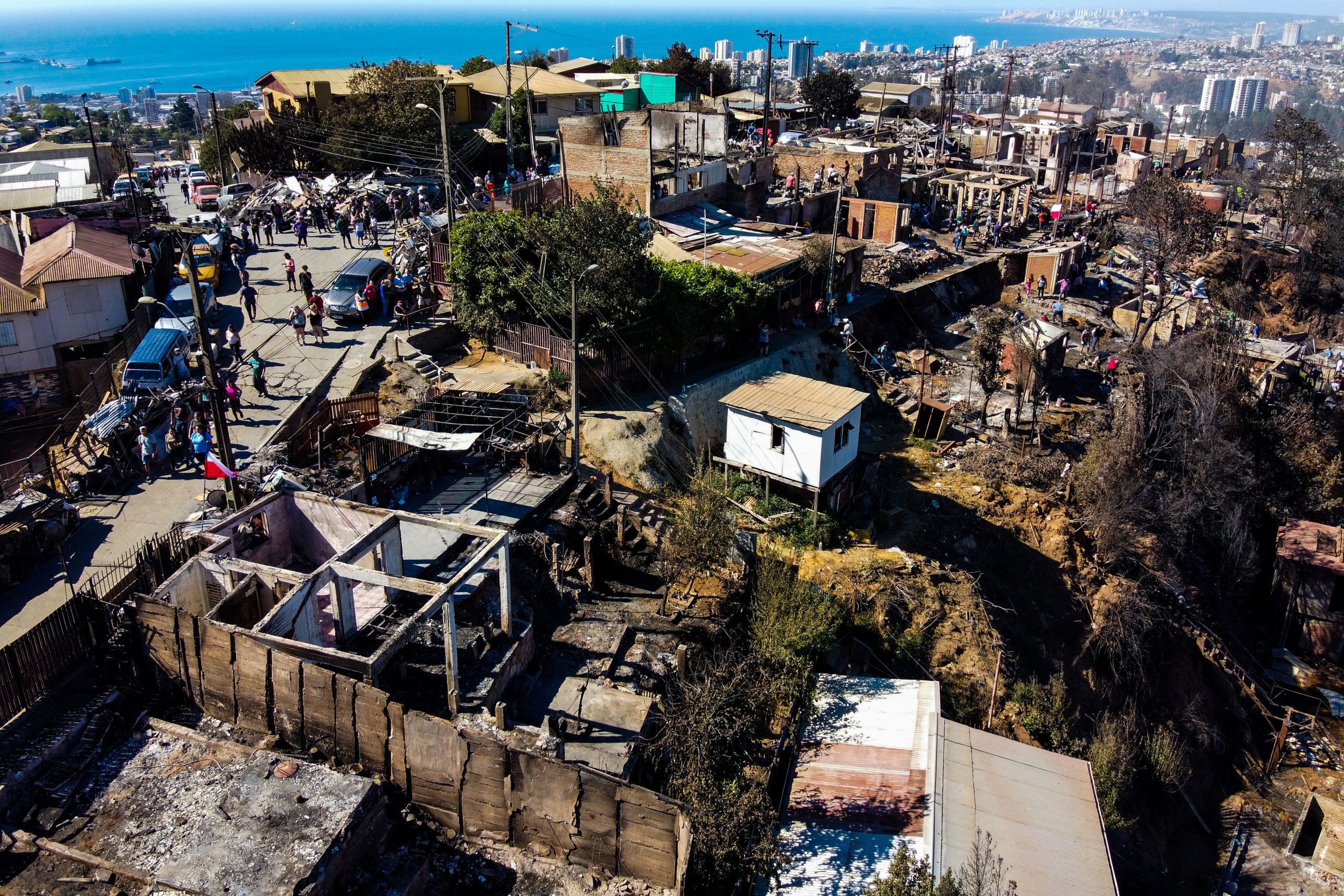 Sebastián Piñera detalló la ayuda del Gobierno a los damnificados en Valparaíso