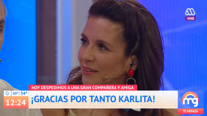 Así fue de la despedida de Karla Constant en "Mucho Gusto"