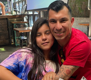 El tierno saludo de Gary Medel a su hija Agustina por su cumpleaños