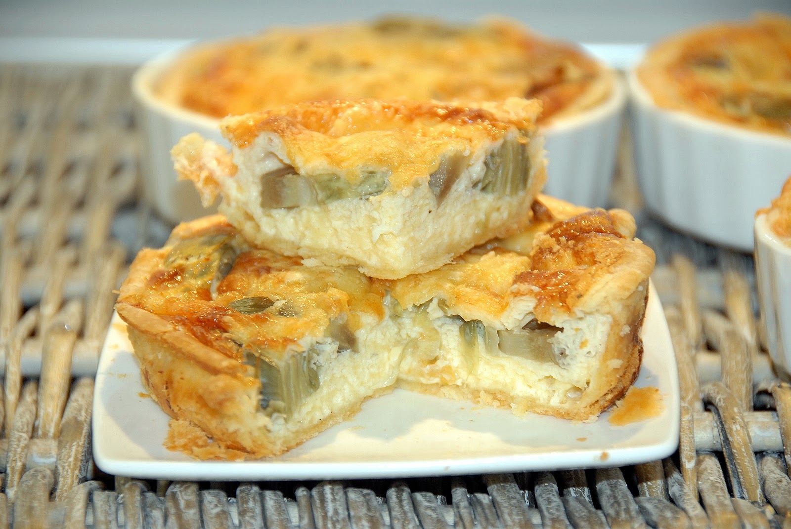 quiche de alcachofas