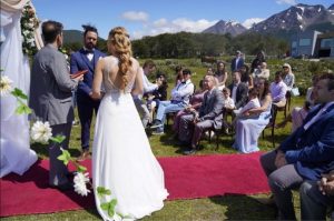"En el fin del mundo": Así fue la soñada boda de Melina Figueroa en Ushuaia
