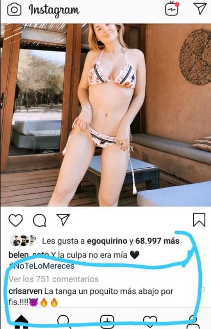 Belén habló de funa a profesor que le dejaba mensajes subidos de tono