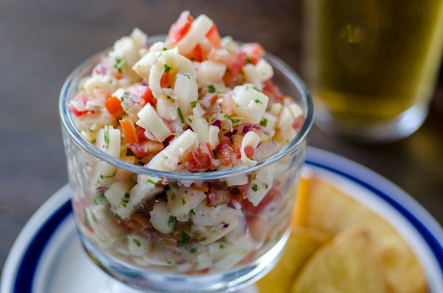 Sorprende en Navidad con esta receta de ceviche de palmitos
