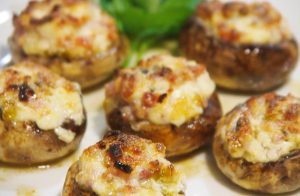 Sorprende con esta receta de champiñones rellenos