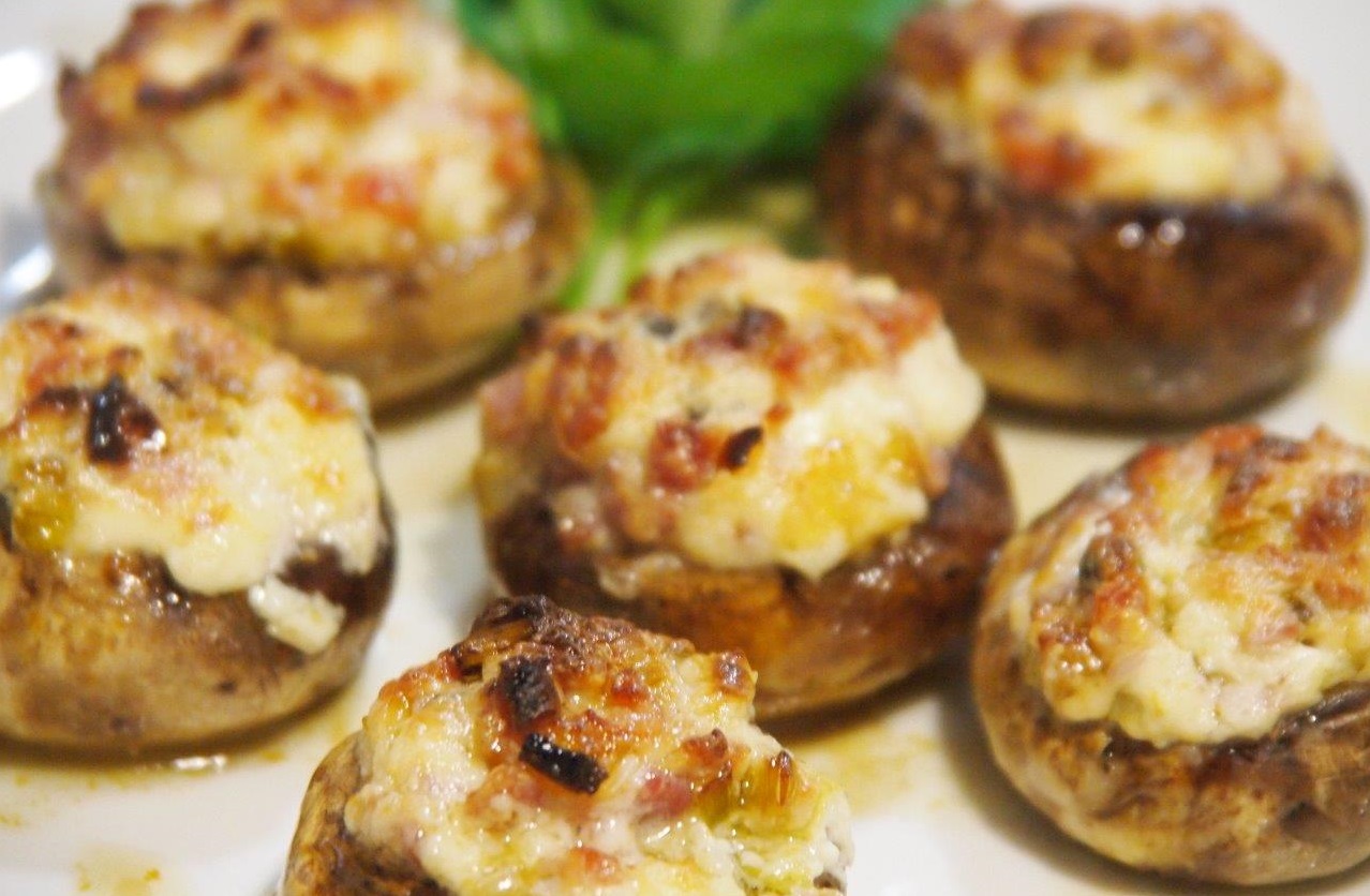 Sorprende con esta receta de champiñones rellenos