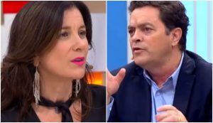 Tenso diálogo entre Felipe Izquiero y Mirna Schindler en "Bienvenidos" fue muy comentado en Twitter