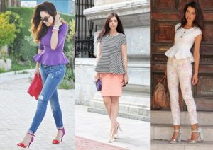 Blusas con peplum: Descubre la tendencia que arrasará el 2020