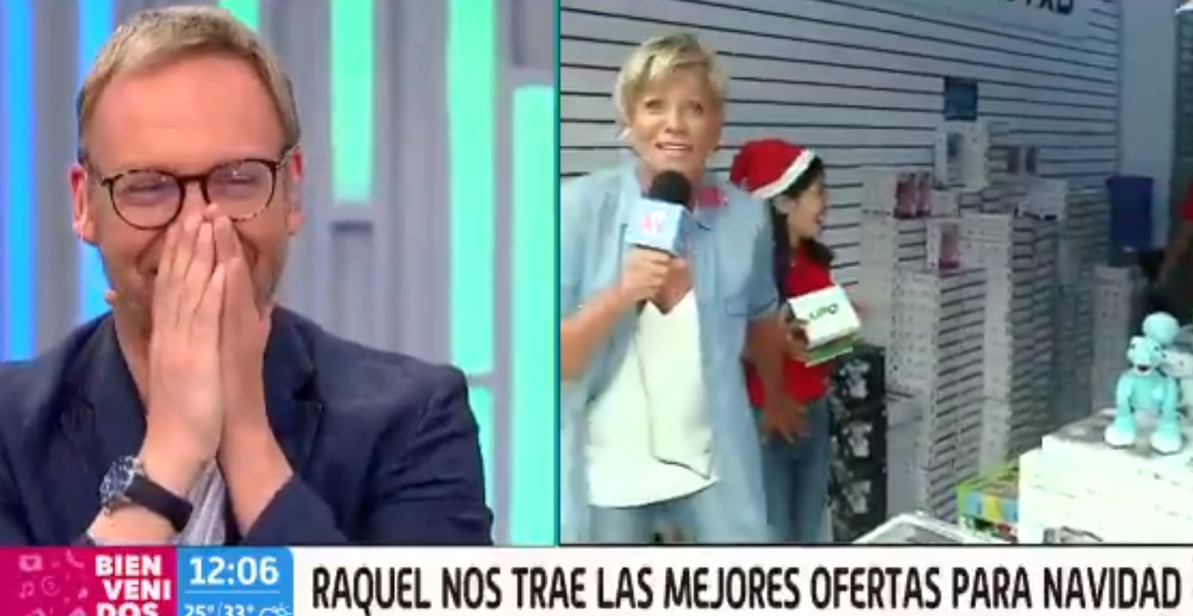 Garabato de entrevistada descolocó a Raquel Argandoña durante despacho en "Bienvenidos"