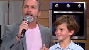 Hijo de Cristián Sánchez se robó la atención en su despedida de "Buenos días a todos"