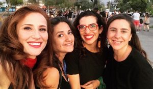 Las famosas que se sumaron a la performance de Las Tesis Senior en el Estadio Nacional