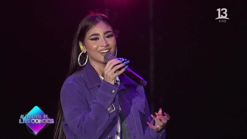 Exparticipante de "Rojo" bailó con Paloma Mami en el Festival de las Condes