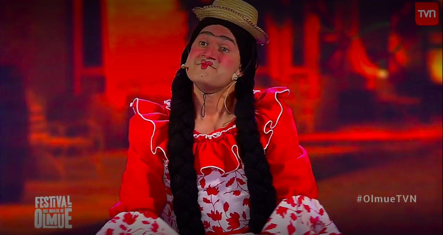 Los criticados chistes de la rutina de Rupertina en el Festival de Olmué