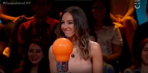 Catalina Bono reapareció en "Pasapalabra" con coqueta confesión hacia Julián Elfeinbein