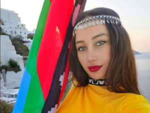 La foto de la joven mapuche que fue polémica en redes sociales