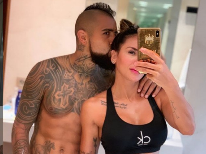 Sonia y Arturo Vidal