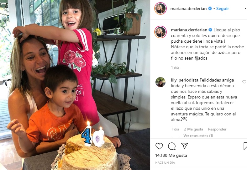 Así celebró Mariana Derderián su cumpleaños número cuarenta — FMDOS