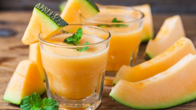 el melon es muy alto en agua