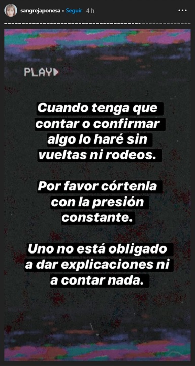 China suarez respuesta