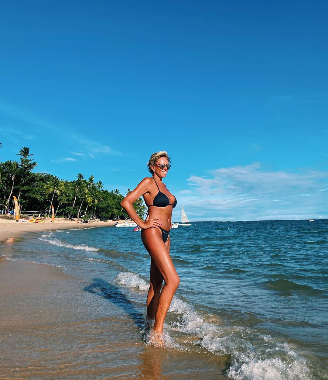 argandoña compartió postal en bikini