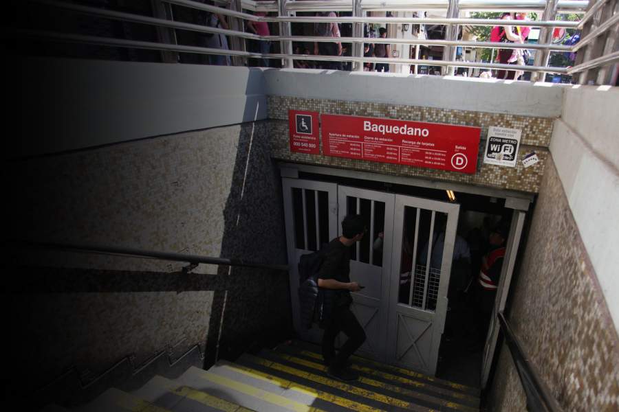estación Baquedano volvería a estar habilitada