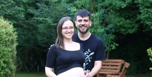 Patricia Venegas y Anwar Farrán presentaron a sus mellizos