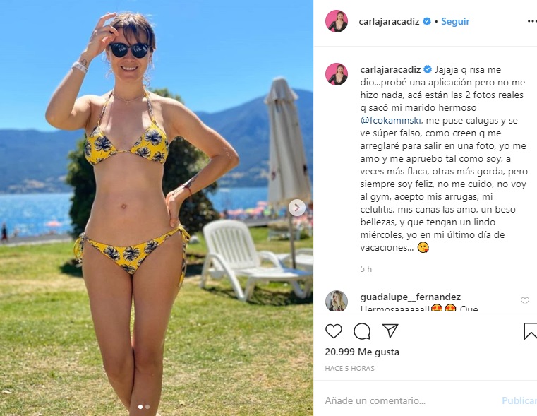 el mensaje de amor propio de carla