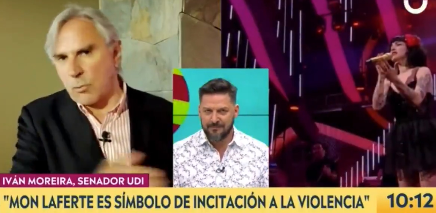El tenso diálogo entre Rafael Cavada e Iván Moreira por show de Mon Laferte en Viña 2020