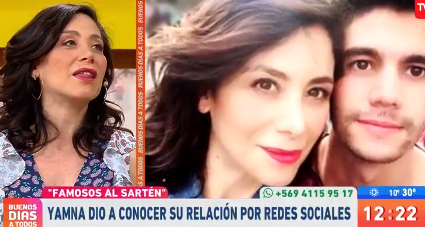 ¡Yamna Lobos reveló el sexo de su bebé en "Buenos días a todos"!