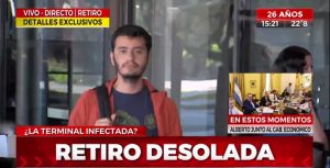 Chileno fue detenido en Argentina tras toser a periodista y decir que tenía Coronavirus