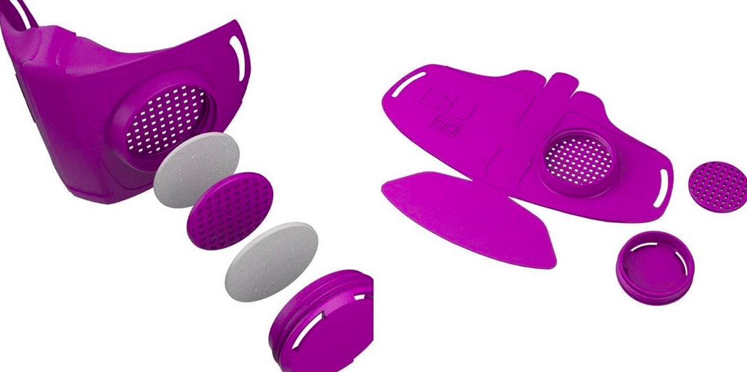 Chilenos crean mascarilla antimicrobial reutilizable que se imprime en 3D