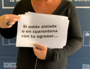 #NoEstasSola: la campaña del Servicio Nacional de la Mujer en cuarentena