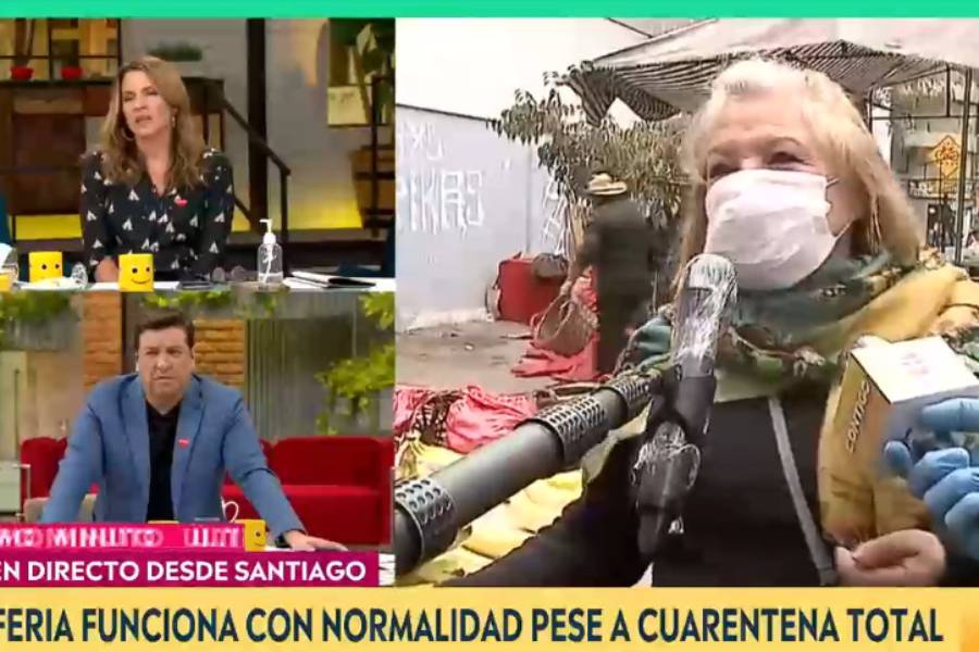 mujer causo molestia en los animadores