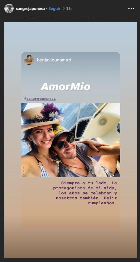 benjamin vicuña y el tierno mensaje de cumpleaños para china 