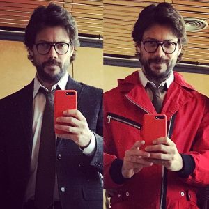 Así pasa la cuarentena el actor del Profesor de "La Casa de Papel"