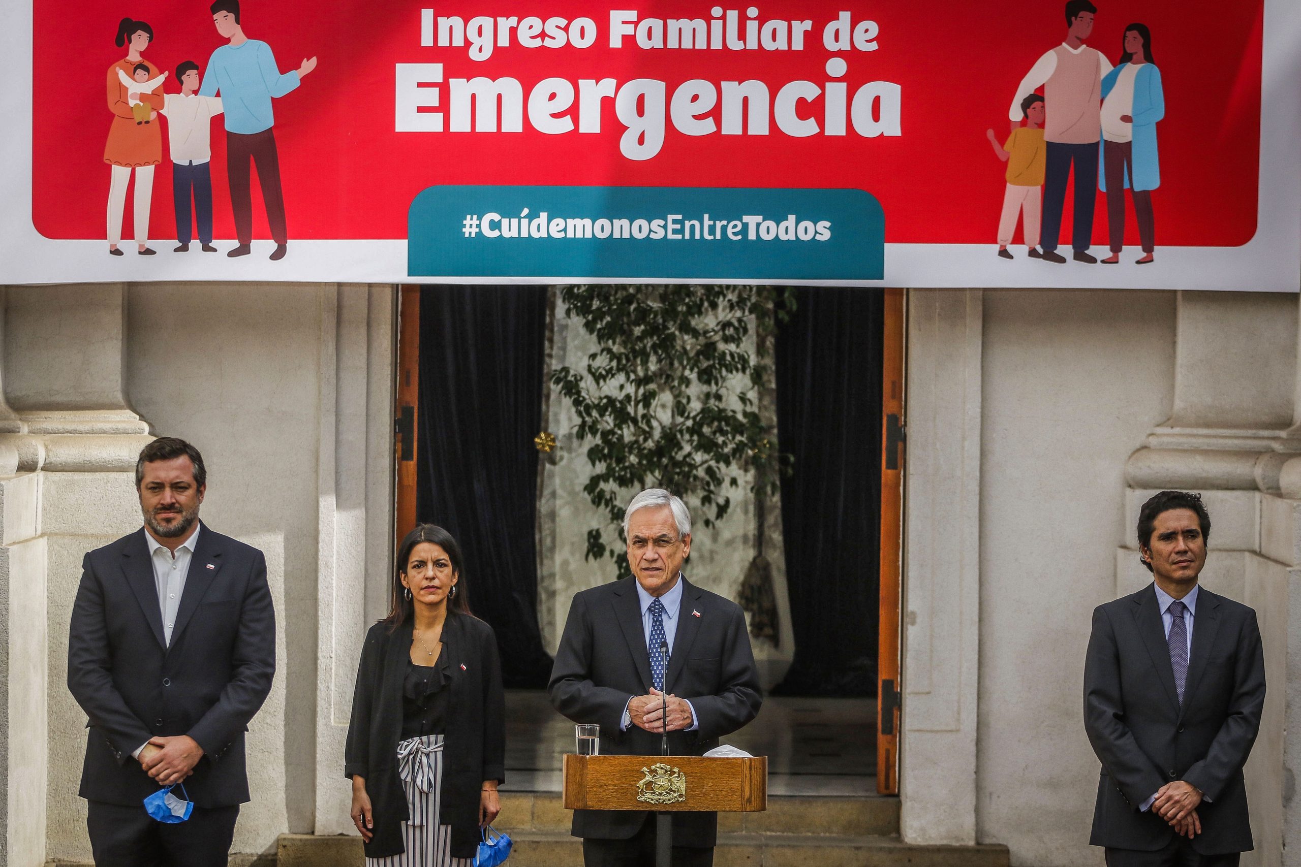 Presidente Piñera presenta proyecto de Ingreso Familiar de Emergencia